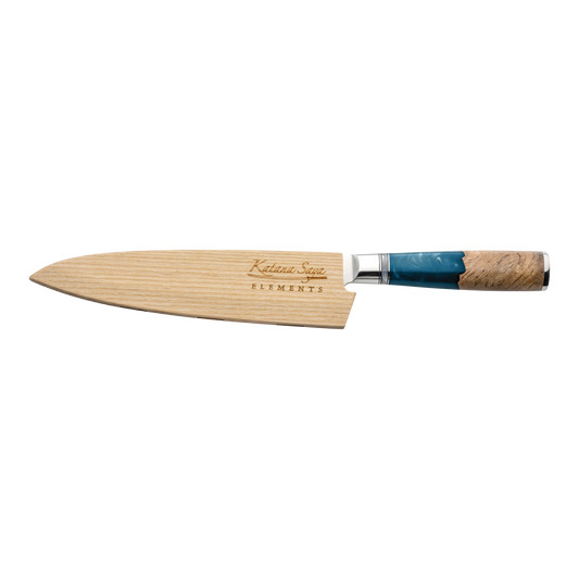 Katana Saya Elements Ocean 21cm Gyuto Knife