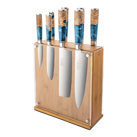 Katana Saya Elements Ocean 9 Pce Knife Block Set