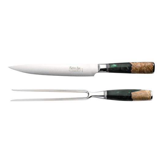 Katana Saya Elements Rainforest 2 Pce Carving Set