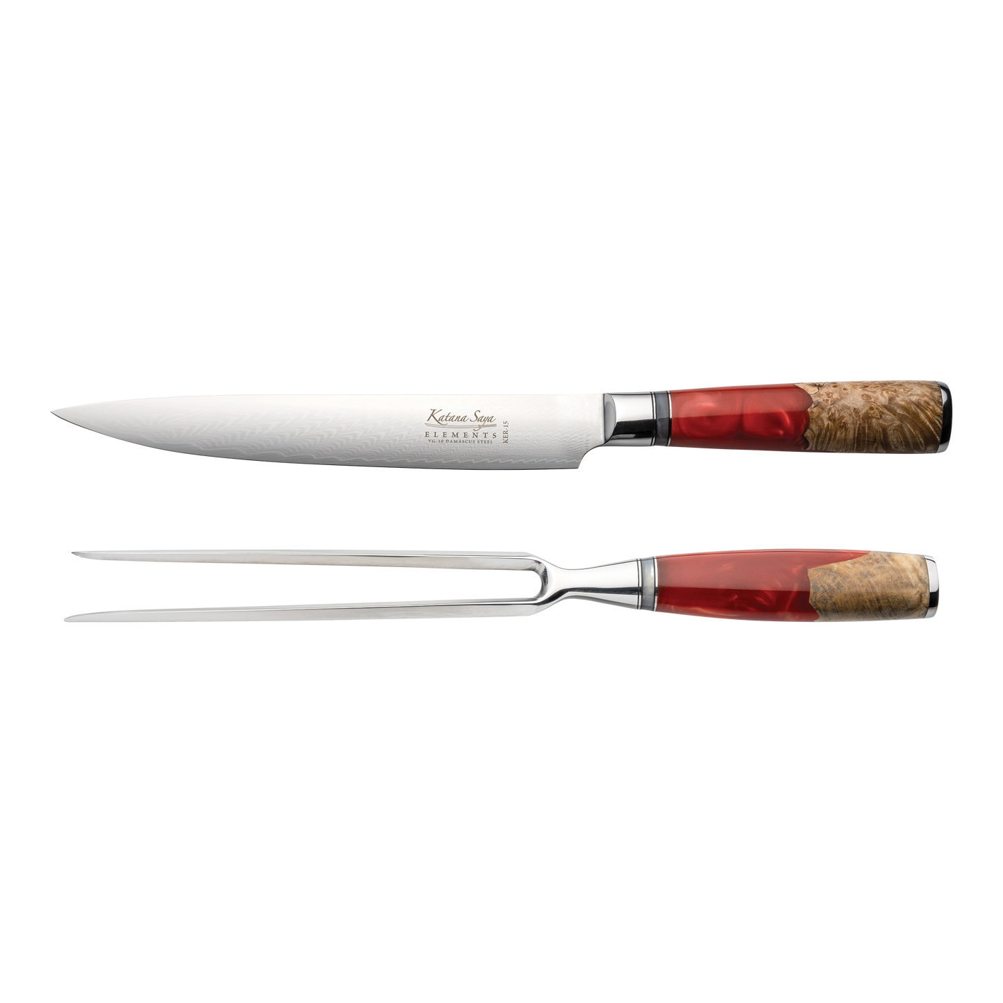 Katana Saya Elements Volcanic 2 Pce Carving Set