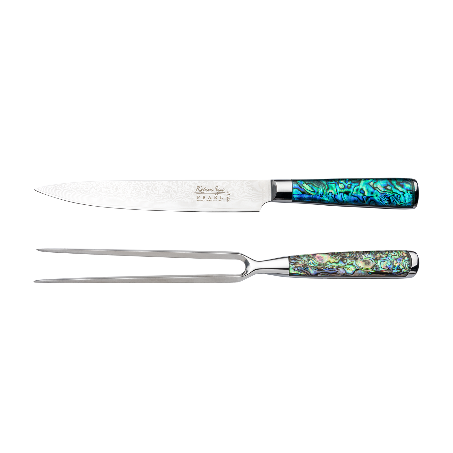 Katana Saya Pearl 2 Pce Carving Set