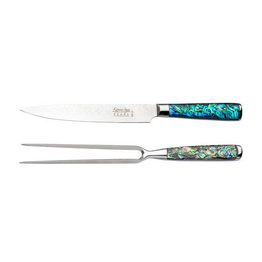 Katana Saya Pearl 2 Pce Carving Set