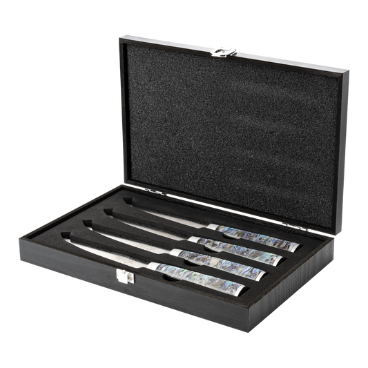 Katana Saya Pearl 4 Pce Steak Knife Set