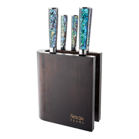 Katana Saya Pearl 6 Pce Knife Block Set