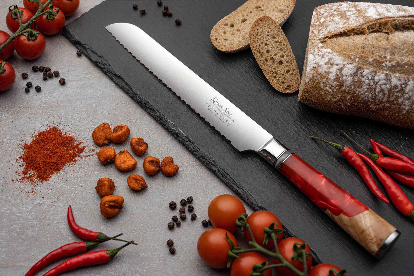 Katana Saya Elements Volcanic 3 Pce Knife Set