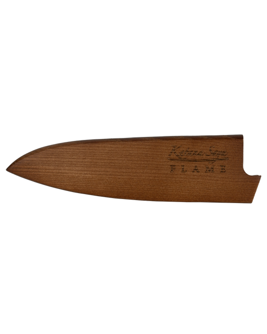 Katana Flame Utility Knife 12cm Rosewood
