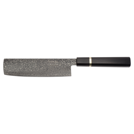 Katana Smoke Nakiri Knife 18cm Ebony