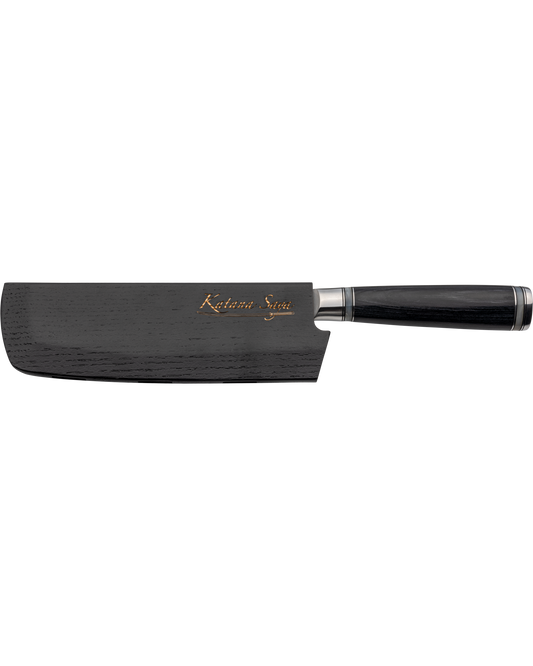 Katana Saya Pakkawood Nakiri Knife 18cm