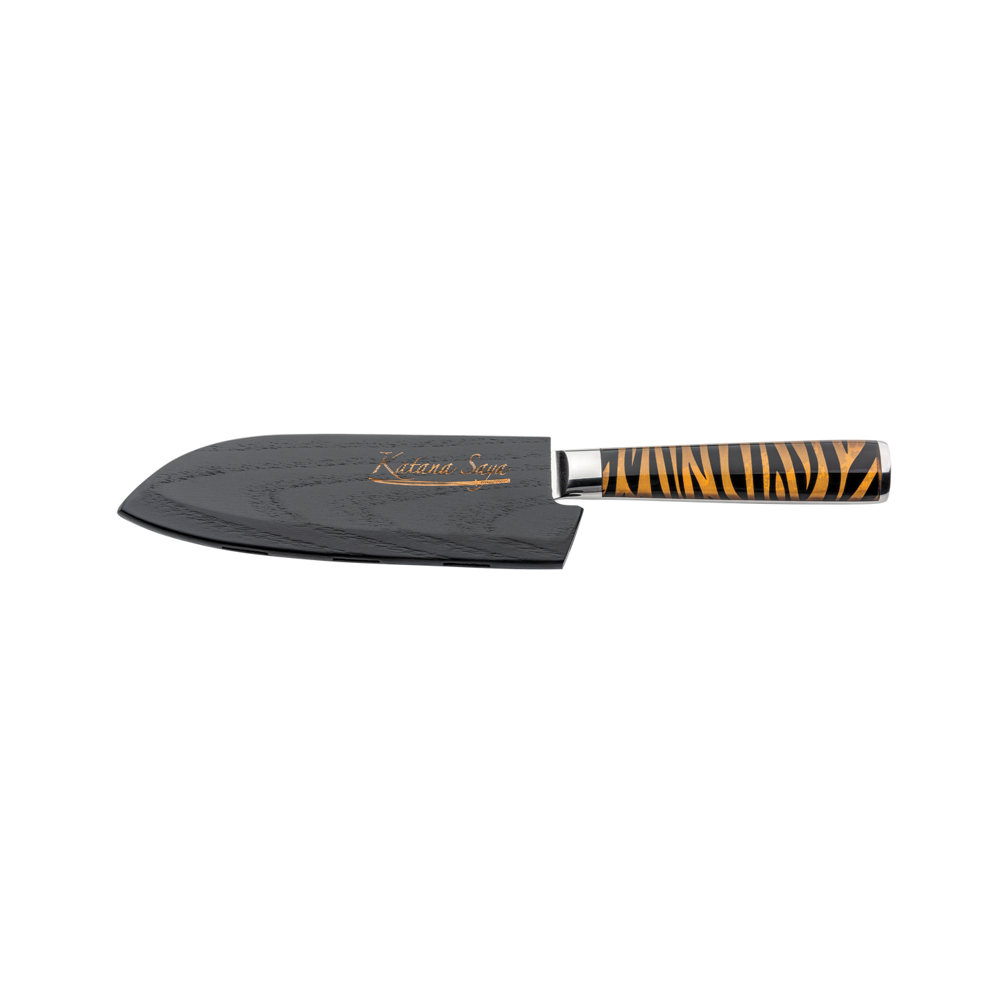 Katana Saya Tiger 12cm Santoku Knife