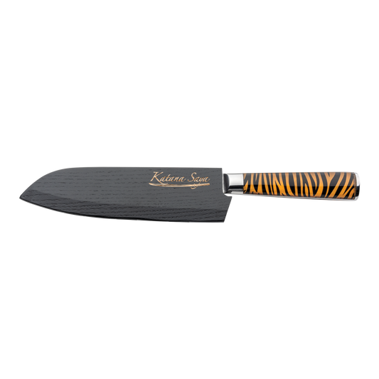 Katana Saya Tiger 18cm Santoku Knife