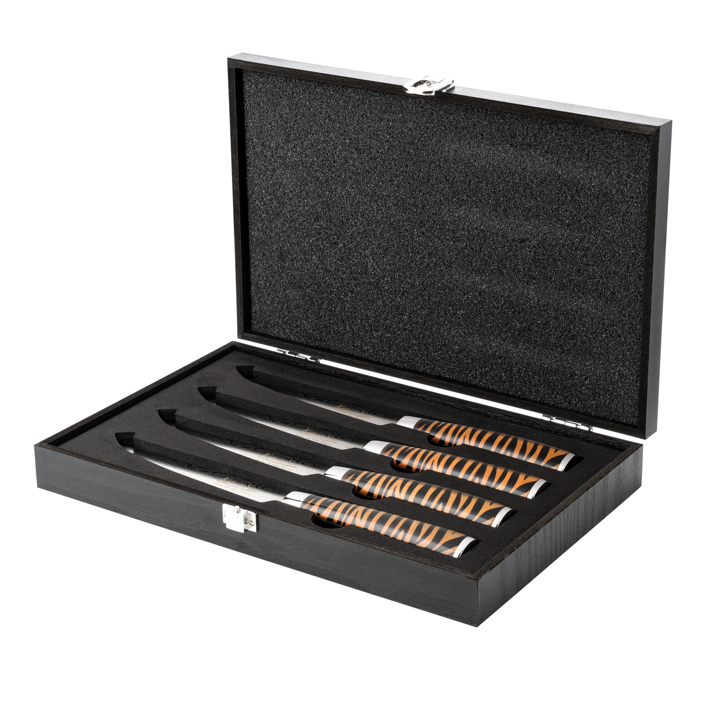 Katana Saya Tiger 4 Pce Steak Knife Set