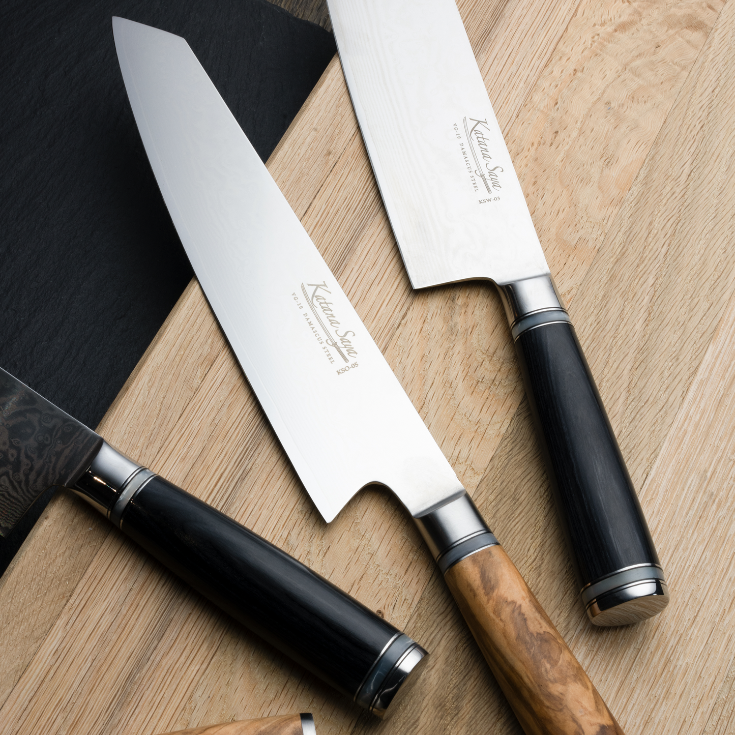 Katana Saya Olive Wood 24cm Kiritsuke Knife
