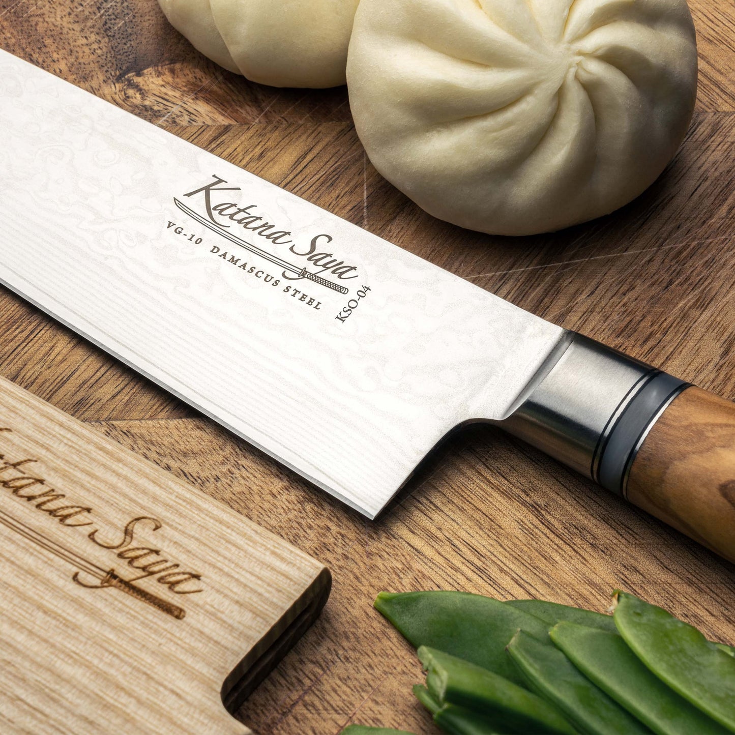 Katana Saya Olive Wood 20cm Bread Knife