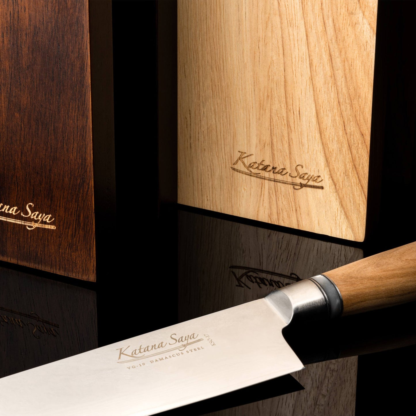 Katana Saya Olive Wood 24cm Yanagi Sashimi Knife