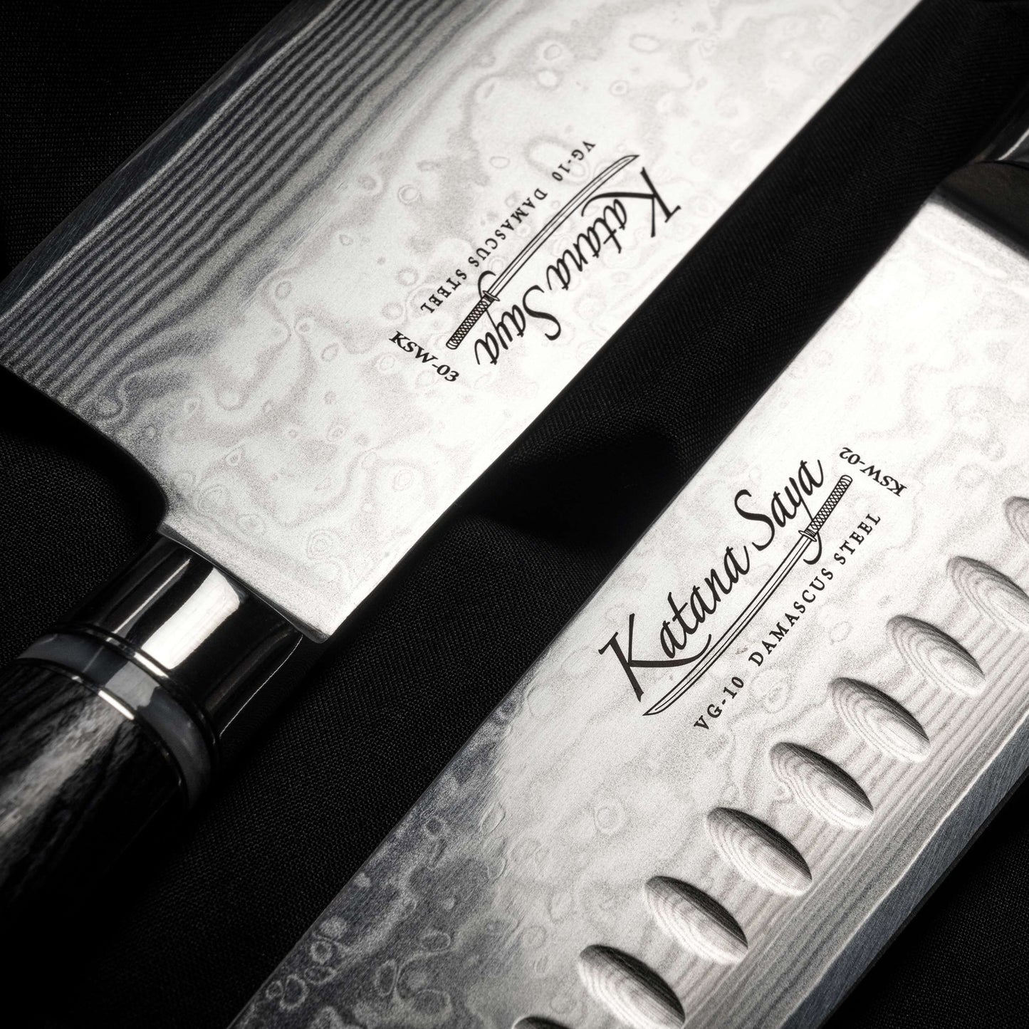 Katana Saya Pakkawood 18cm Santoku Knife