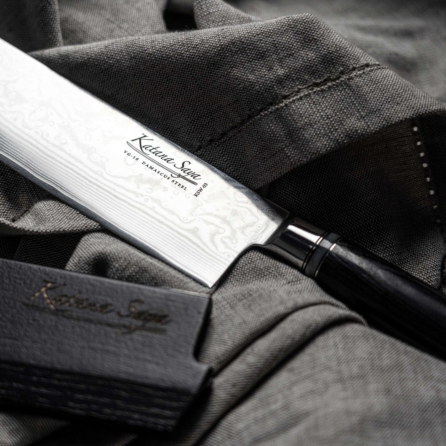 Katana Saya Pakkawood 18cm Nakiri Knife