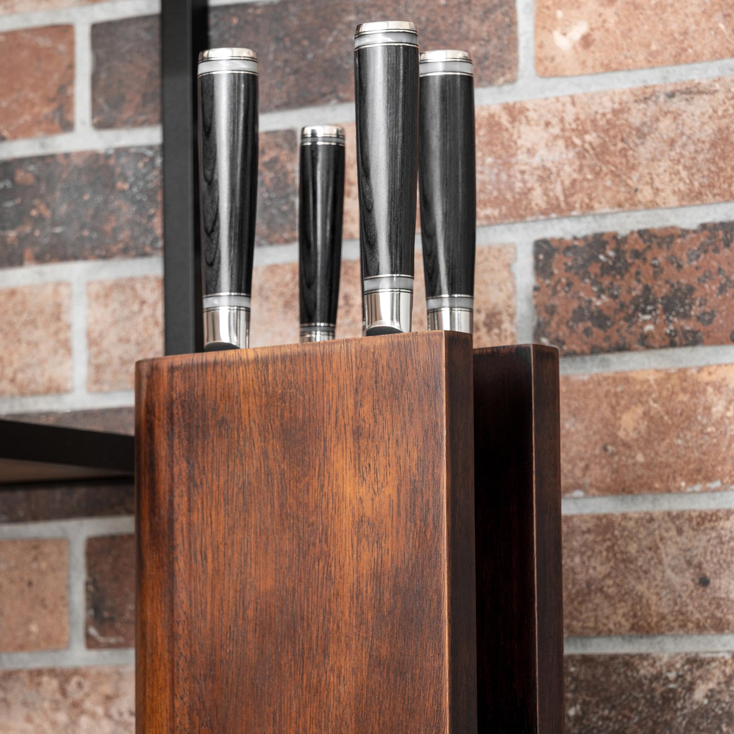 Katana Saya Pakkawood 6 Pce Knife Block Set