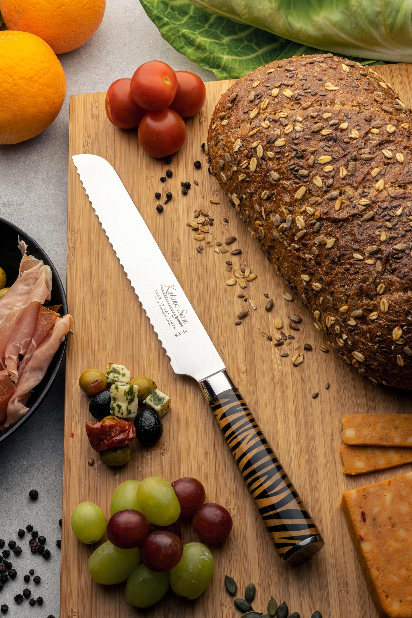 Katana Saya Tiger 20cm Bread Knife