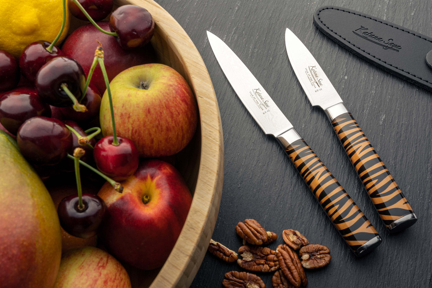 Katana Saya Tiger 3 Pce Knife Set