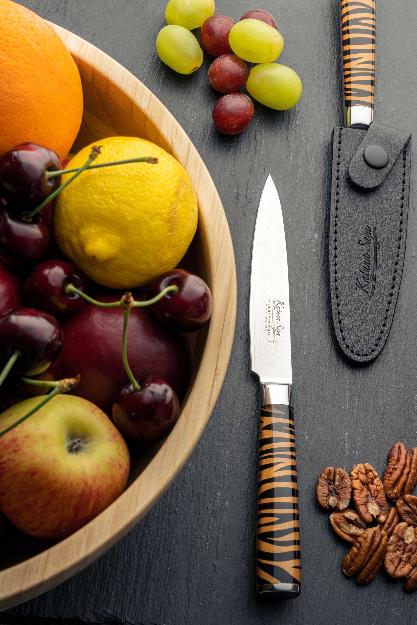 Katana Saya Tiger 6 Pce Knife Block Set