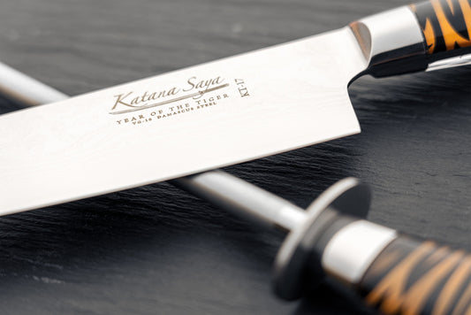 Katana Saya Tiger Diamond Sharpener