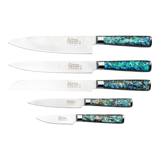 Katana Pearl 6 Pce Knife Block Set