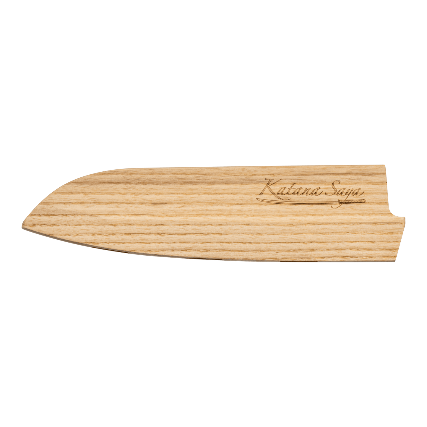 Katana Saya Olive Wood 18cm Santoku Knife