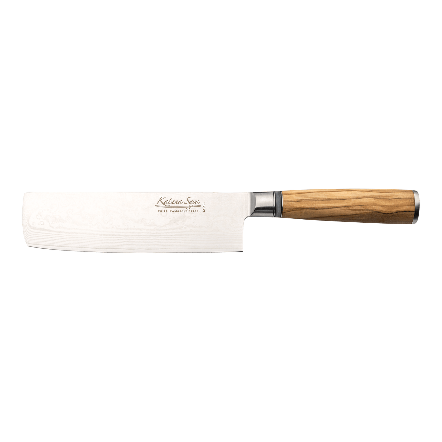 Katana Saya Olive Wood 18cm Nakiri Knife