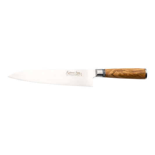Katana Saya Olive Wood 20cm Gyuto Knife