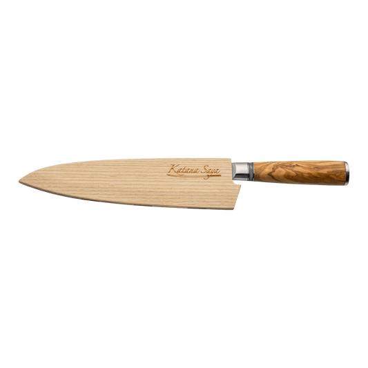 Katana Saya Olive Wood 20cm Gyuto Knife