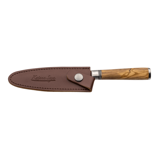Katana Saya Olive Wood 9cm Paring Knife