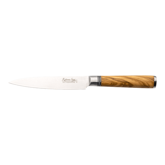 Katana Saya Olive Wood 12cm Utility Knife