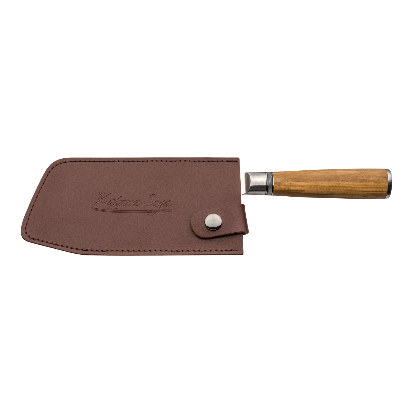 Katana Saya Olive Wood 18cm Chopping Knife
