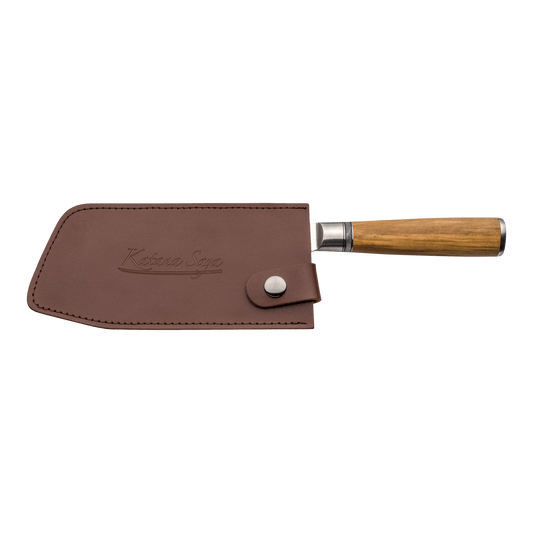 Katana Saya Olive Wood 18cm Chopping Knife