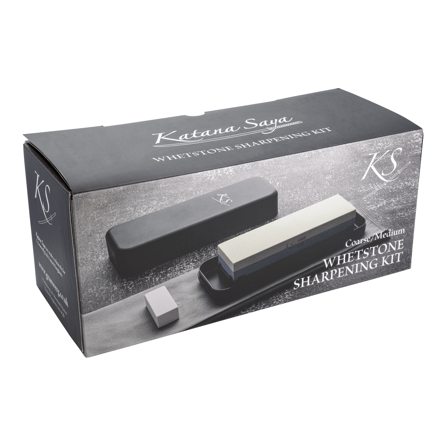Katana Saya Whetstone Shapening Kit (Coarse 240/ Medium 1000)