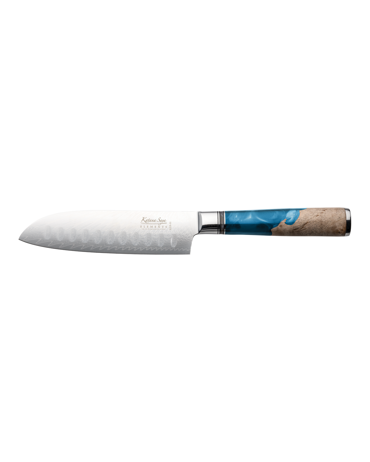 Katana Elements Ocean Santoku Knife 12cm