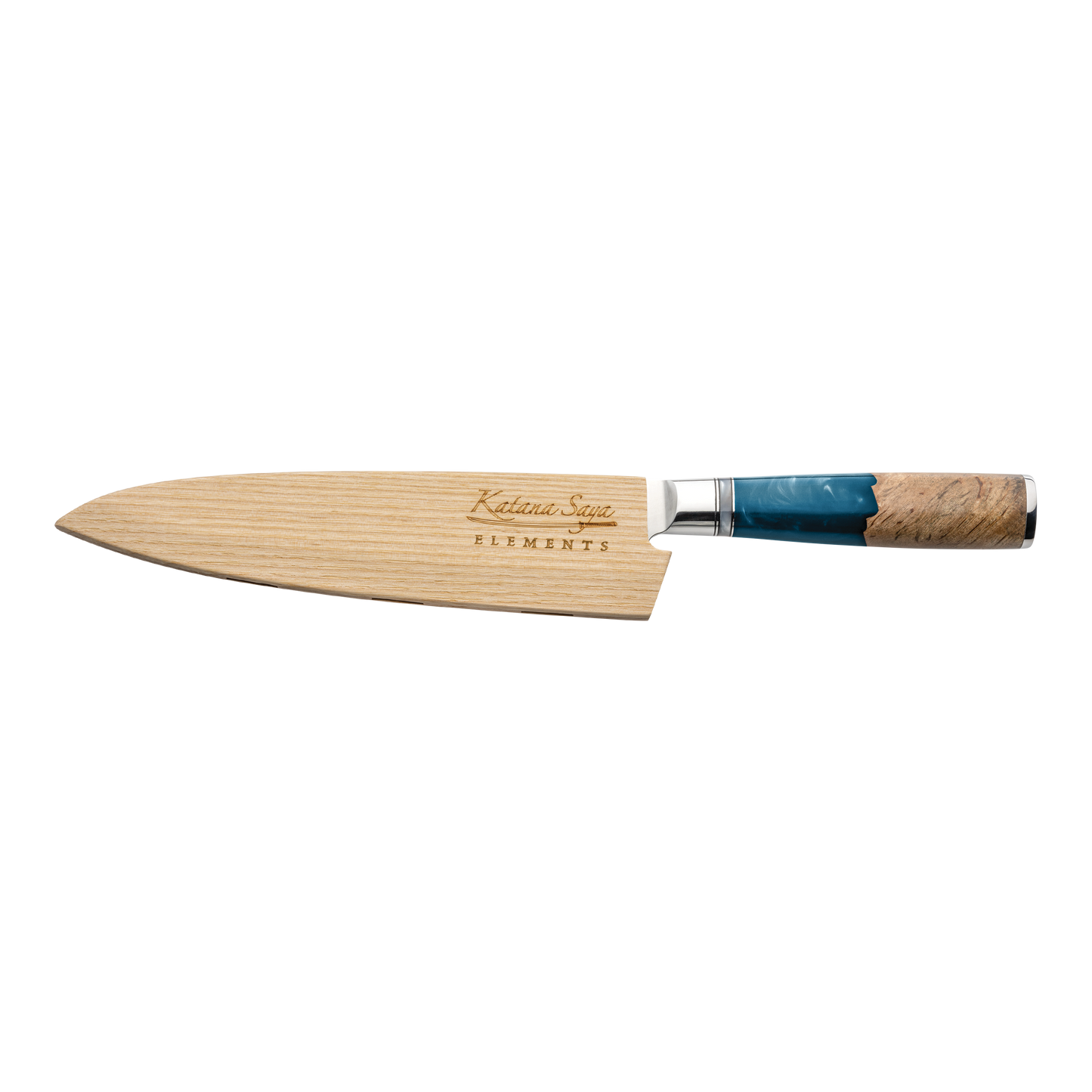 Katana Saya Elements Ocean 21cm Gyuto Knife