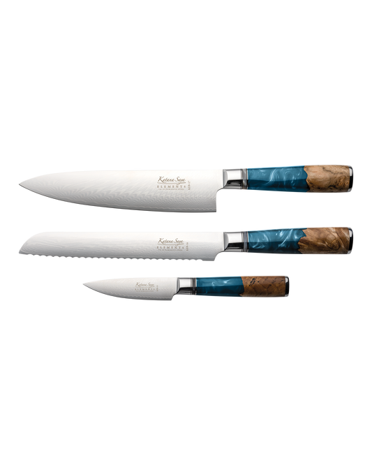 Katana Elements Ocean Knife Set 3 Piece