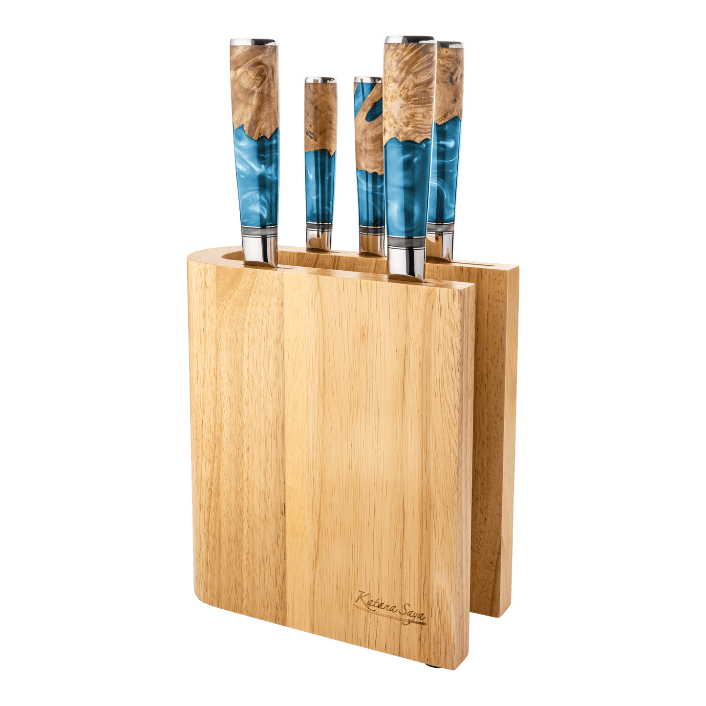 Katana Saya Elements Ocean 6 Pce Knife Block Set