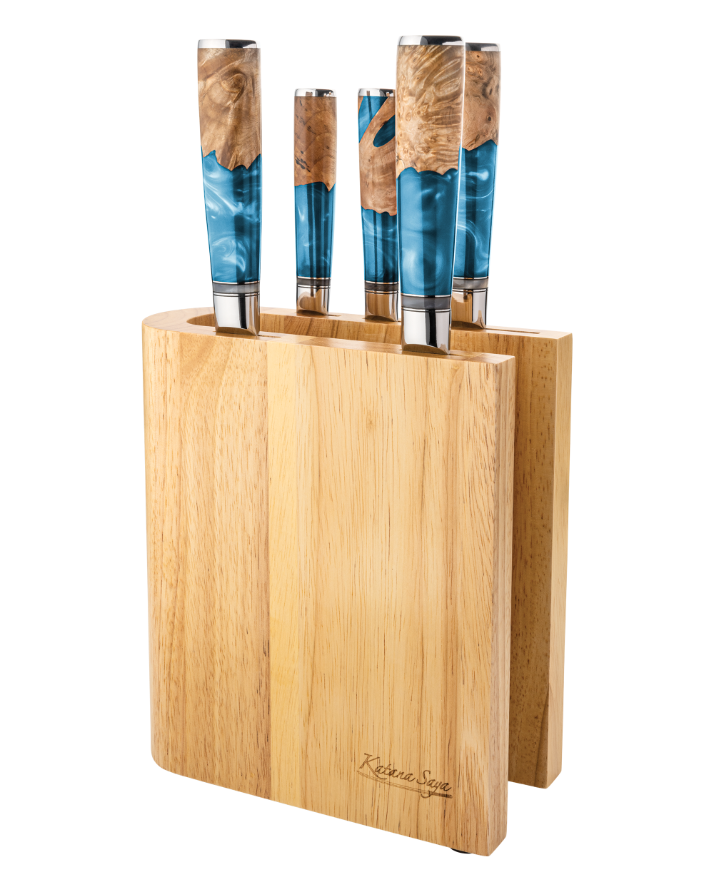 Katana Elements Ocean Knife Block Set 6 Piece