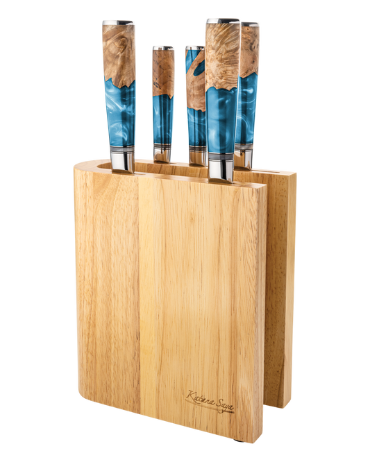 Katana Elements Ocean Knife Block Set 6 Piece