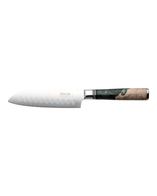 Katana Elements Rainforest Santoku Knife 12cm