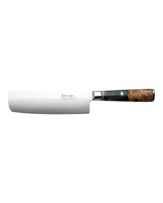 Katana Elements Rainforest Nakiri Knife 18cm