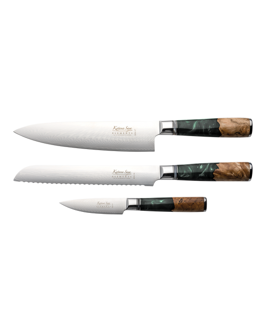 Katana Elements Rainforest Knife Set 3 Piece