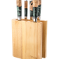 Katana Elements Rainforest Knife Block Set 6 Piece