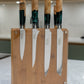 Katana Elements Rainforest Knife Block Set 9 Piecee
