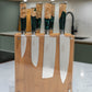 Katana Elements Rainforest Knife Block Set 9 Piecee