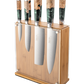 Katana Elements Rainforest Knife Block Set 9 Piecee