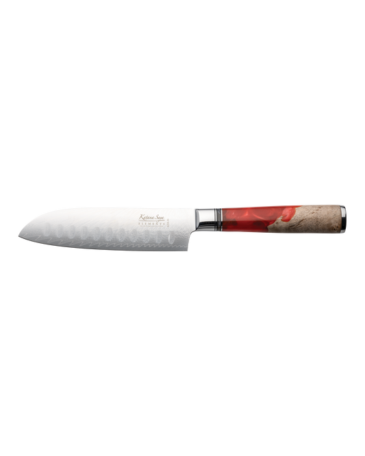Katana Elements Volcanic Santoku Knife 12cm
