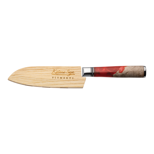 Katana Saya Elements Volcanic 12cm Santoku Knife